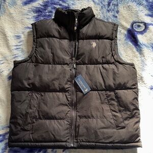U.S. Polo Assn. black Puffer Vest men's
